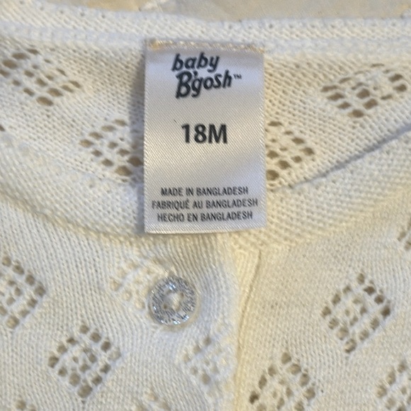 18-24m polkadot sleepers, carters too cute dress, Osh Kosh sweater,wh,pink,bl - Picture 5 of 16